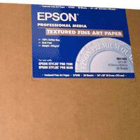 Epson 24 x30  Textured Fine Art Paper Sheets (C13S041450)